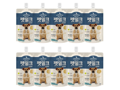 강아지 펫밀크 150ml 10P 반려견 장건강 우유 초유