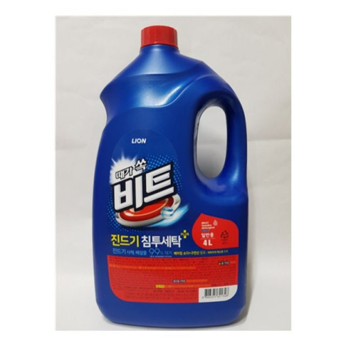 비트 액체세제 일반용 4L 용기 라이온코리아 세제