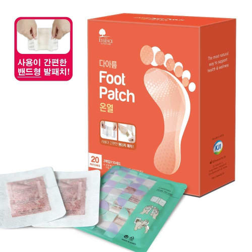 국산 건강 발패치 에센스네이쳐 온열 밴드형 20매입