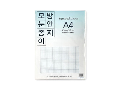 100g 모조 방안지 A4(50매)