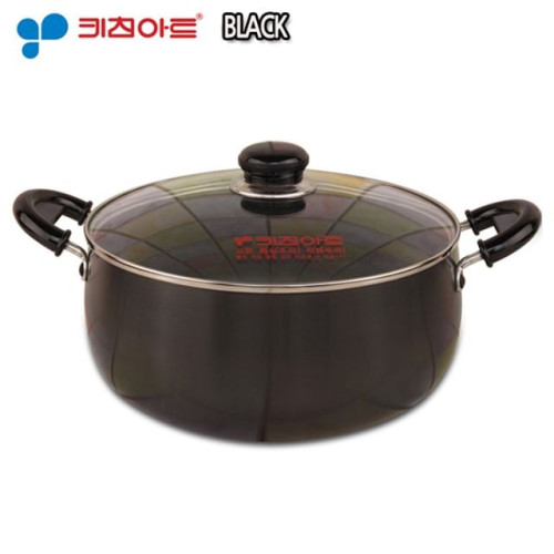 키친아트 쥬노블랙 경질냄비 26cm 양수