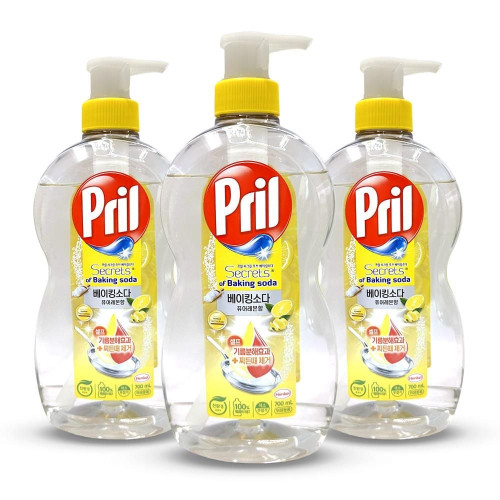 헨켈 프릴 베이킹소다 퓨어레몬향 주방세제 700ml 3개