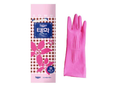 태화 고무장갑 단보 짧은중(M)x10켤레