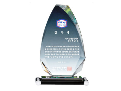 화살촉대 SWA38 크리스탈패 감사패 공로패 기념패