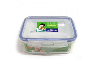 김치통 보관용기 반찬통 밀폐용기 직사각 300ml