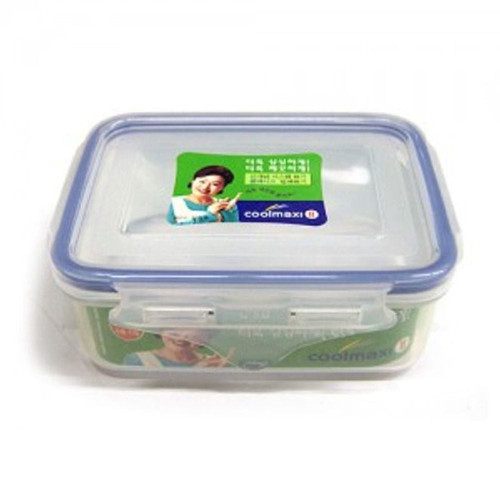 김치통 보관용기 반찬통 밀폐용기 직사각 300ml