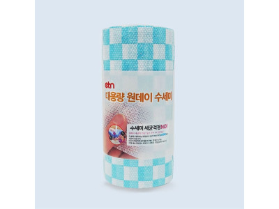 대용량 원데이 수세미 행주 청소포 다용도 사용