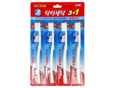 닥터세닥 칫솔 양치 브러쉬 플라그 초극세모 칫솔 4p