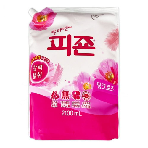 향기좋은 핑크로즈 2100ml 피죤 섬유유연제 리필용