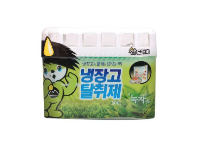 녹차 김치 음식 반찬 냄새 제거제 냉장고 탈취제 200g 야채실 생선 악취