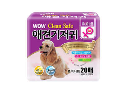 와우 크린세이프 암컷기저귀 초미니 20매