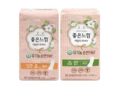좋은느낌 생리대 데일리 순면커버 36개입