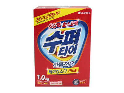 수퍼타이 찬물 베이킹소다 1.0kg 세탁 가루 빨래 세제