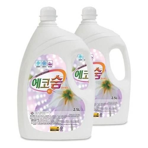 섬유탈취제 플로랄향 2.5L 2개 생활악취제거
