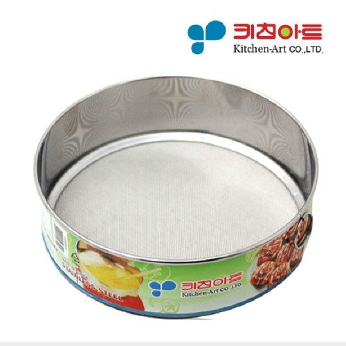 키친아트 스텐 채망 소 스텐 고운채 고운채반 거름망