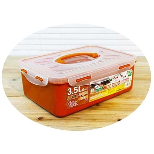누름락5호소 3.5L 김치보관용기 밀폐용기 김장통