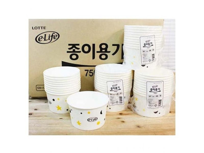 이라이프종이용기750 박스(320개) 일회용기