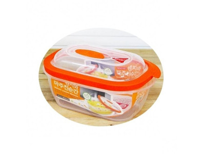 PJ전자렌지용기 직사각 900ml 2P 렌지용기 렌지그릇