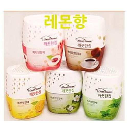 클린하우스 방향제 레몬향 2개 냄새제거제 욕실냄새