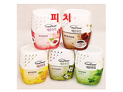 클린하우스방향제 피치향 2개 냄새제거제