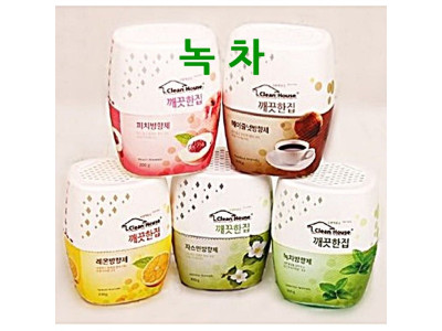 클린하우스방향제 녹차향 2개 냄새제거제