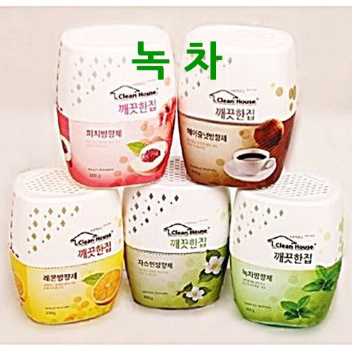 클린하우스방향제 녹차향 2개 냄새제거제