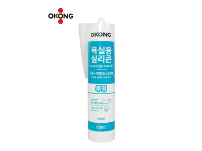 오공 욕실용 실리콘 실란트 투명 틈새충진제 창문보수