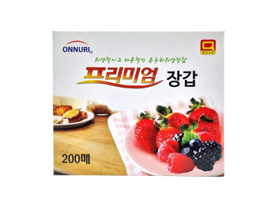온누리 프리미엄장갑 200P 대용량일회용장갑 다용도