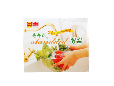 온누리 스텐다드장갑 50매 위생장갑 일회용품 비닐