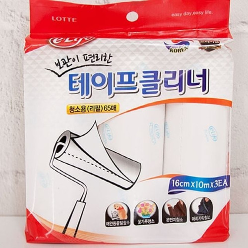 롯데청소용테이프크리너리필(16cmx10M)_3P