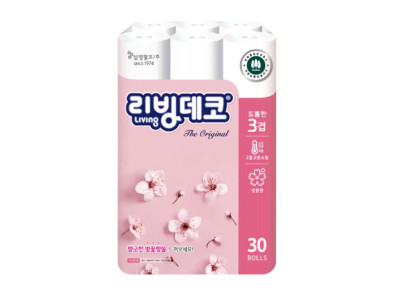 무형광리빙롤휴지30개입(리빙데코)