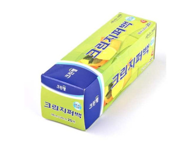 크린랩 크린지퍼백 20매 18x20