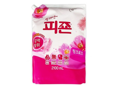 핑크로즈 섬유유연제 2100ml 강력탈취 세탁헹굼세제