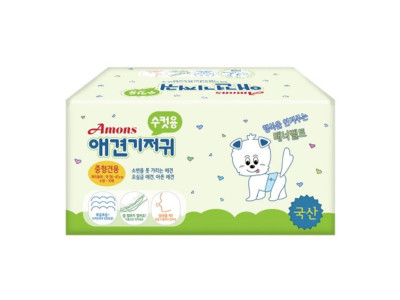 강아지 기저귀 수컷 중형견용 10매입 1P 매너벨트