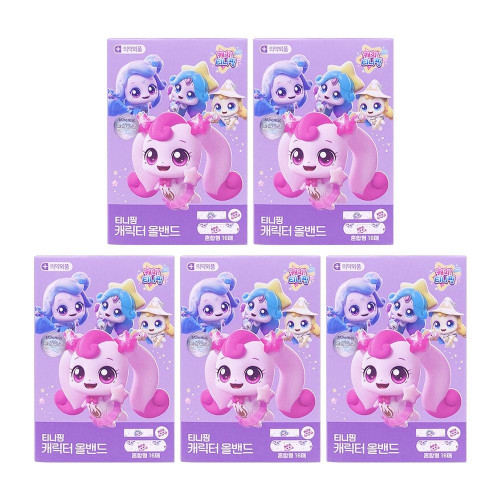 캐치티니핑 캐릭터 올밴드 16매입 (혼합형) x 5개