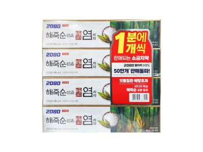 2080 치약 해죽순 담은 염치약 120g 4입