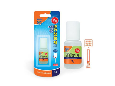 알파 강력 순간접착제 브러쉬타입 7g
