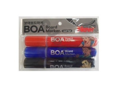 BOA 생잉크 보드마카 3색set