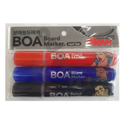 BOA 생잉크 보드마카 3색set