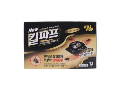 킬파프 초강력 바퀴제로 작은바퀴벌레용 12개입