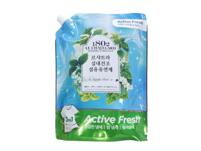 르샤트라 실내건조 섬유유연제 리필 애플민트 1.6L