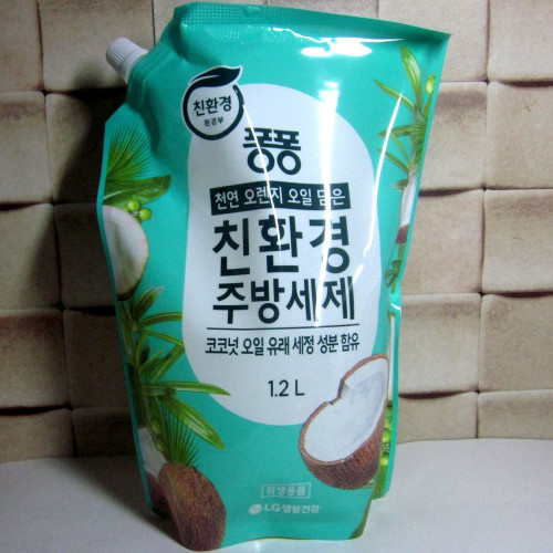 퐁퐁 주방세제 코코넛 리필 1.2L