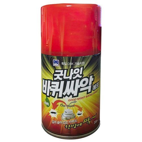 바퀴싸악 뿌리는 바퀴벌레약 잡기 제거 퇴치 에어졸 205ml 퇴치제 바퀴약