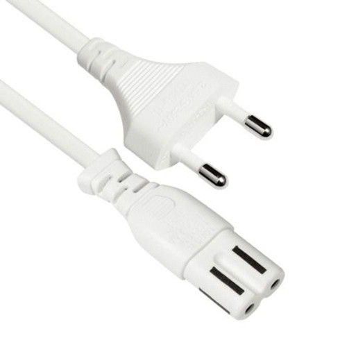 AC흰색 8자코드케이블 1M PC 모니터전원선 파워아답터
