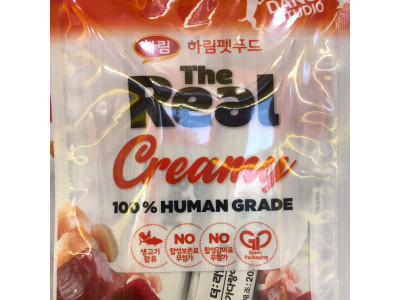 하림 더리얼크리미 가다랑어 닭가슴살 반려묘 사료50g