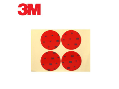 3M 강력 양면테이프 원형 50mm 4P/차량용 테이프