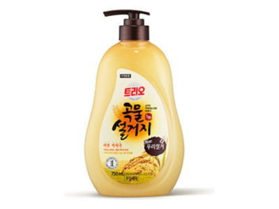트리오 곡물설거지 우리쌀겨 750ml 애경 주방세제