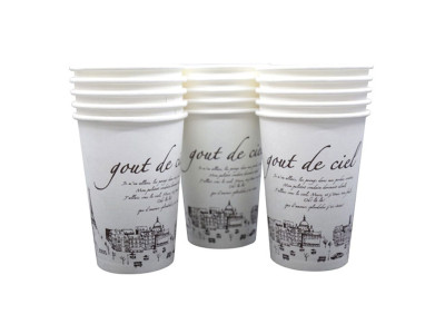 파리 화이트 테이크아웃 인쇄 종이컵 13oz 100개 X3개