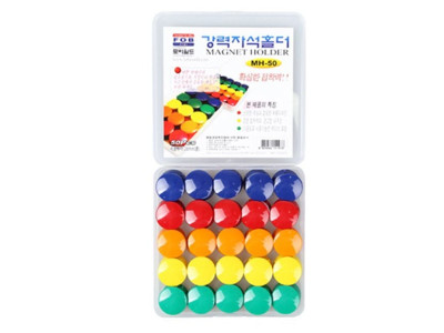 (MH-50) 원형자석홀더 대용량 (중/26mm/50개입)