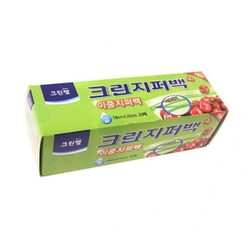 크린지퍼백 소 18x20cm(20매)